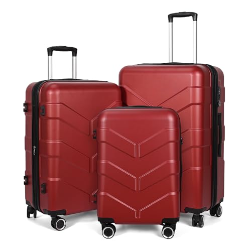 Hardside Carry-On Luggage 22x14x9 with Spinner Wheels R412965