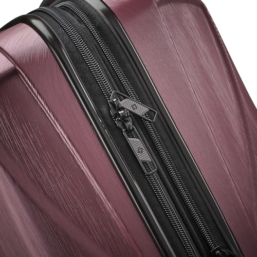 Hardside Expandable Carry-On Luggage with Spinner Wheels, Black, 20-Inch S82043