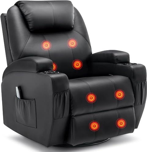 Rocking Recliner Chair with Massage and Heat E368