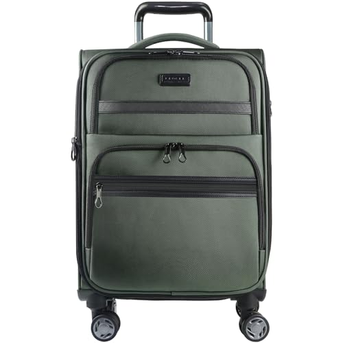 Softside Expandable Carry On Luggage with Spinner Wheels and TSA Lock, 20-Inch R869