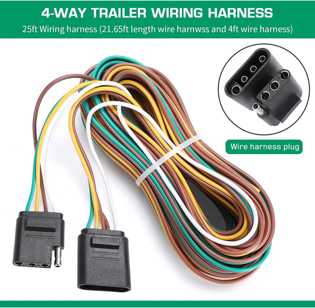 Submersible LED Trailer Light Kit, Waterproof Tail Lights with Turn and License Lights P543829