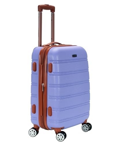 Hardside Expandable Carry-On Luggage with Spinner Wheels, Lavender, 20" Z904479