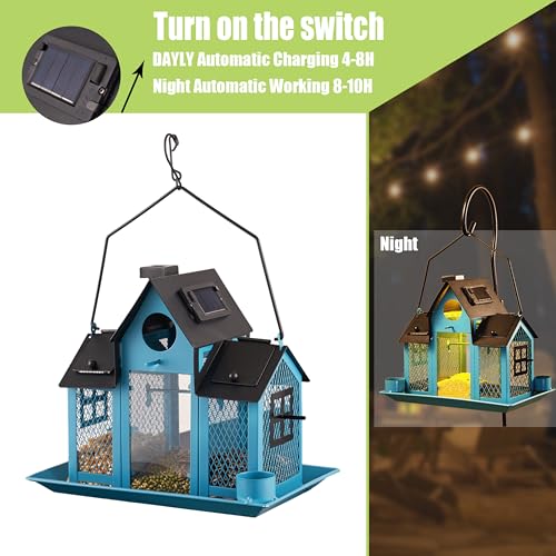 Hanging Metal Mesh Bird Feeder for Outdoors and Garden R3402
