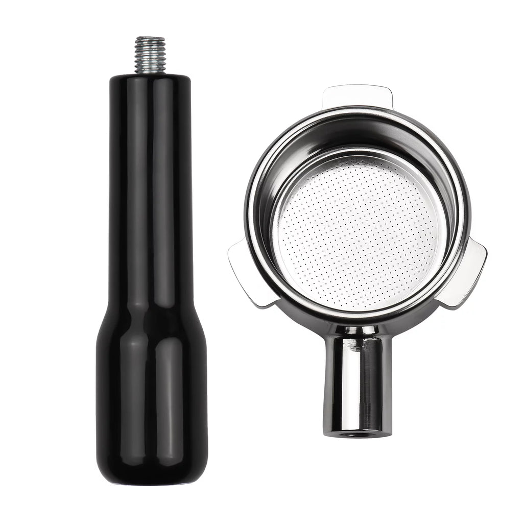 Stainless Steel Bottomless Portafilter with Wooden Handle C179966