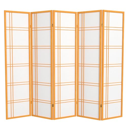 6 Panel Honey Room Divider X65165