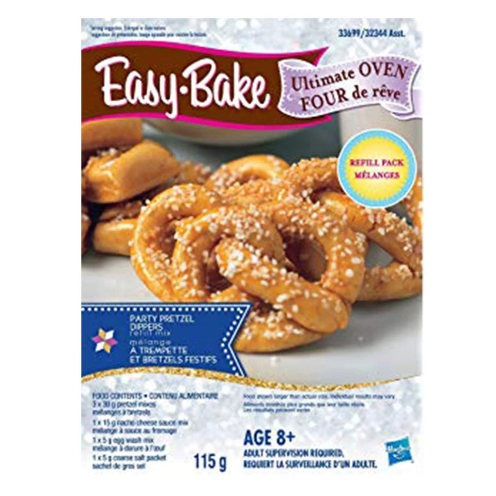 Easy Bake Oven Star Edition with Chocolate Chip, Pink Sugar, Red Velvet Cupcakes, Party Pretzel Refills and Mini Whisk A8414