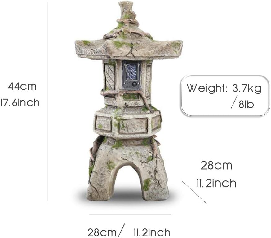 Japanese Pagoda Solar Garden Ornament Q239268