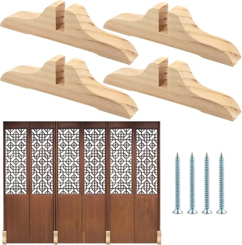Folding Room Divider Stand with Screws for Home Office K6733
