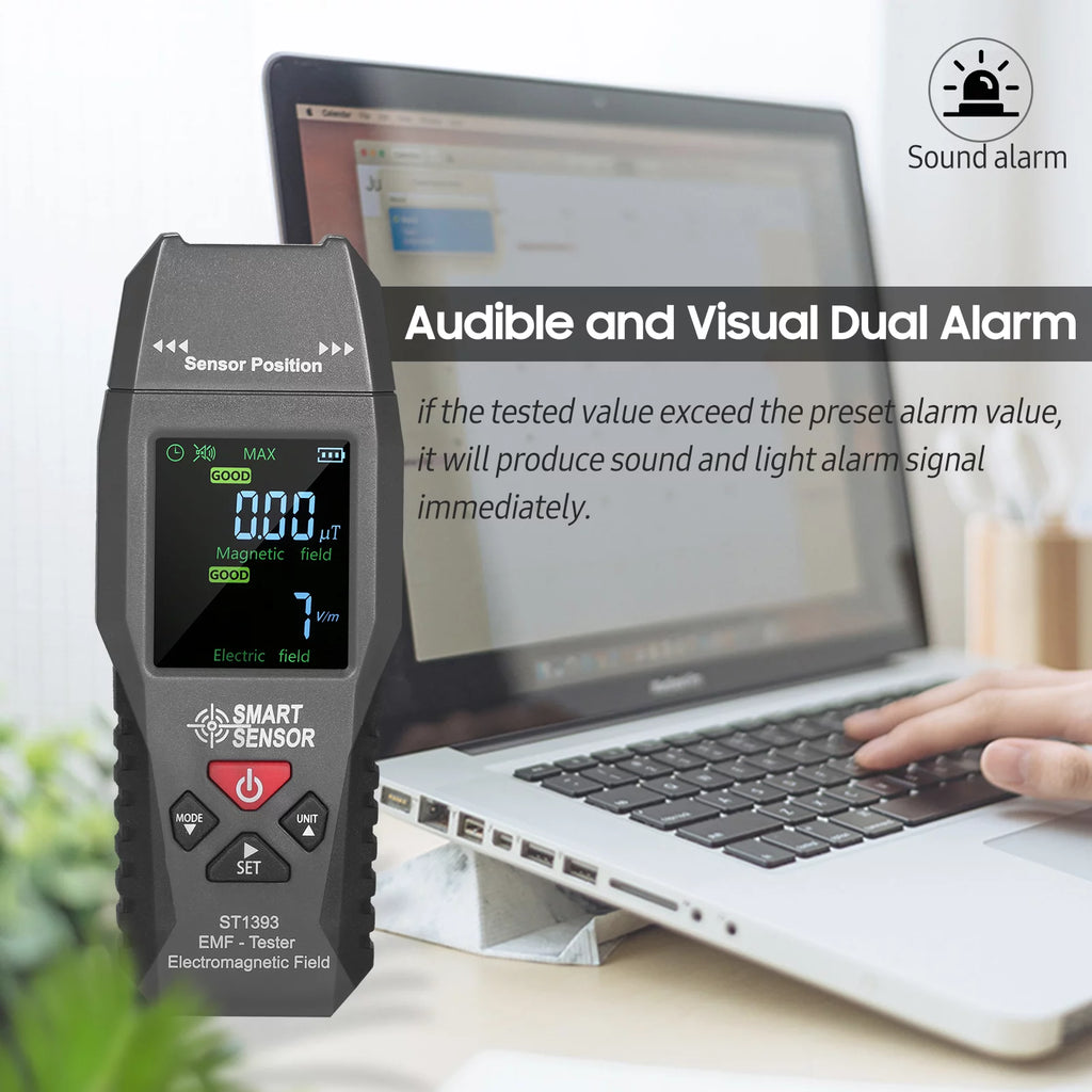 EMF Meter Handheld Digital LCD Radiation Tester I1236