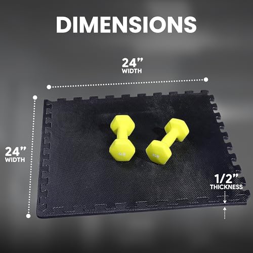 Puzzle Exercise Mat with EVA Foam Interlocking Tiles for MMA, Gymnastics and Home Gym N211438