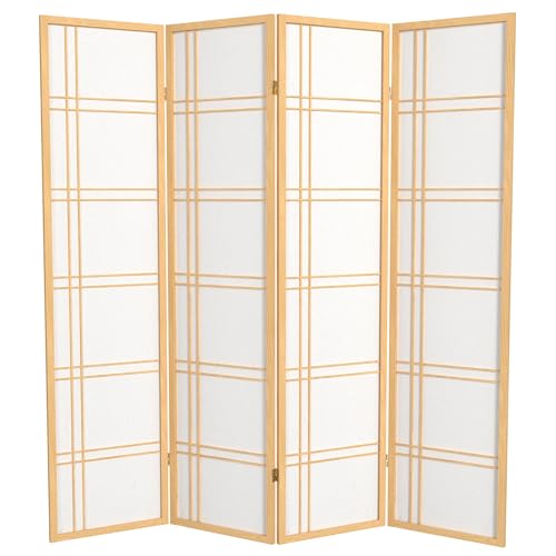 6 Panel Honey Room Divider X65165