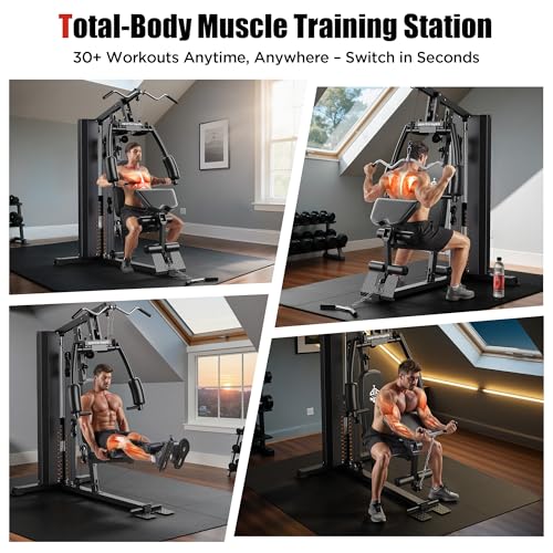 Home Gym Weight Stack, Multi Station Strength Training H3030
