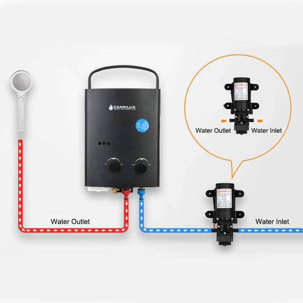 Outdoor Portable Propane Tankless Water Heater with Pump H2015
