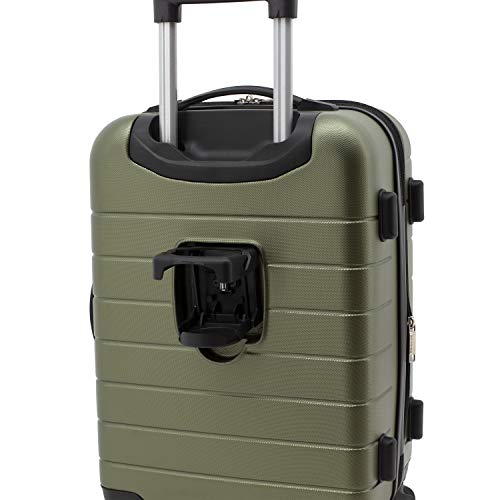 Smart Luggage Set with Cup Holder and USB Port, 20-Inch Carry-On K967
