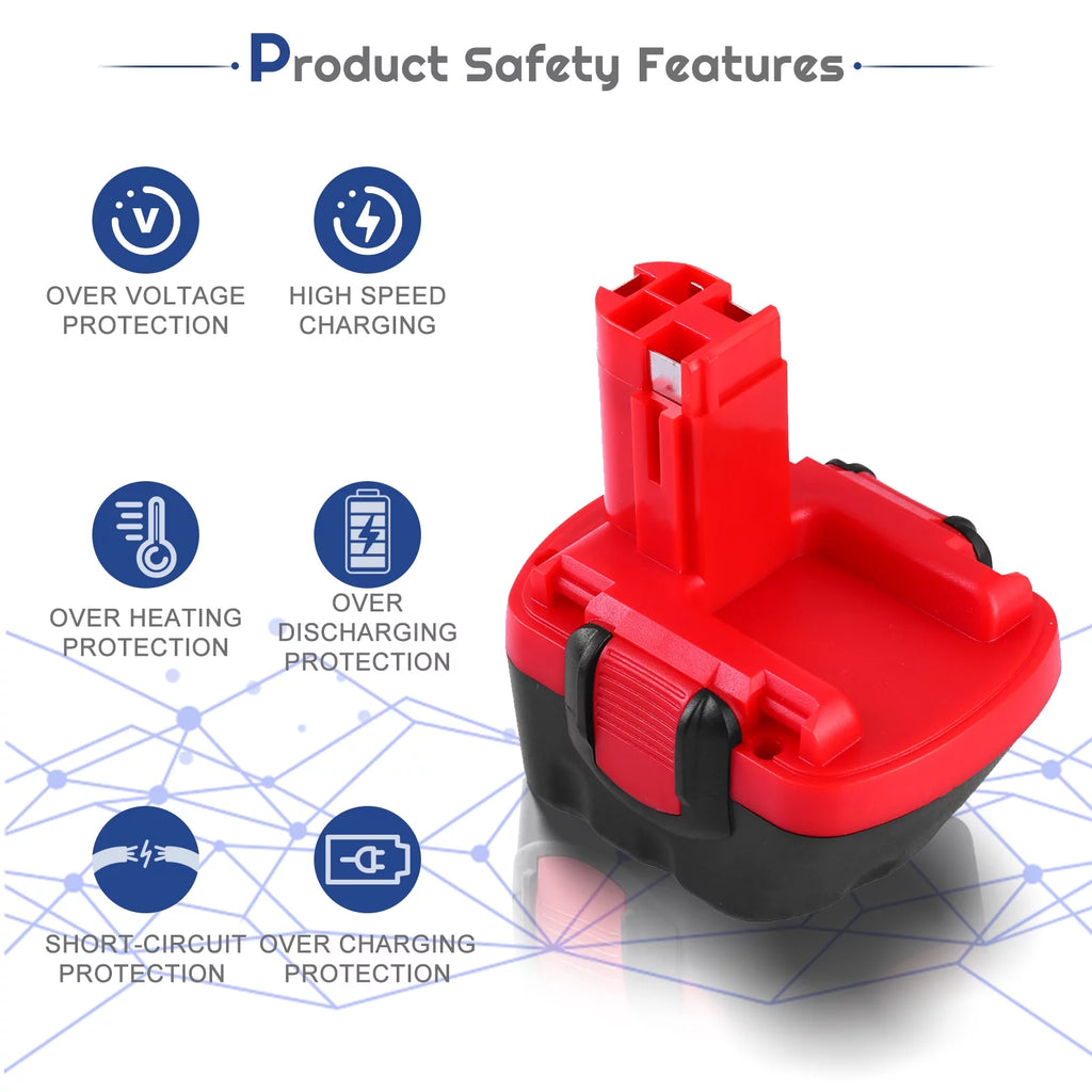 12V 3.6Ah Ni-MH Cordless Power Tool Battery B37355