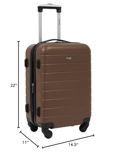 Smart Luggage Set with Cup Holder and USB Port, 20-Inch Carry-On K967