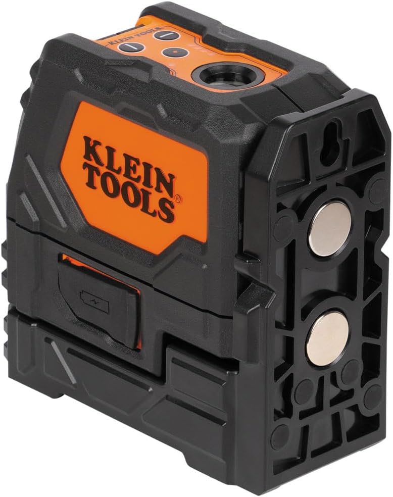 Self-Leveling Laser Level, Rechargeable, Cross-Line with Magnetic Mounting Clamp E839
