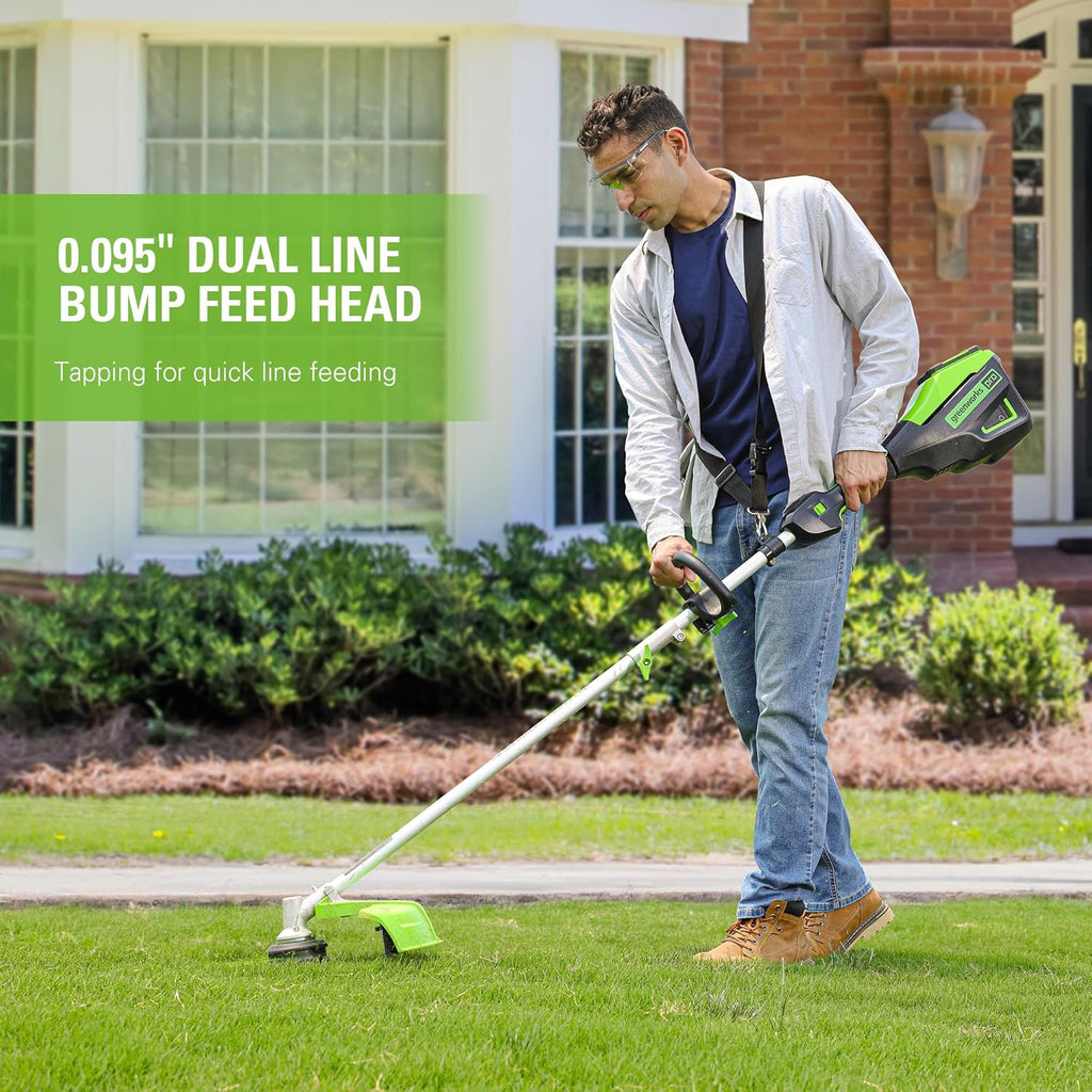 80V 16-Inch Brushless String Trimmer with Battery and Charger B679582