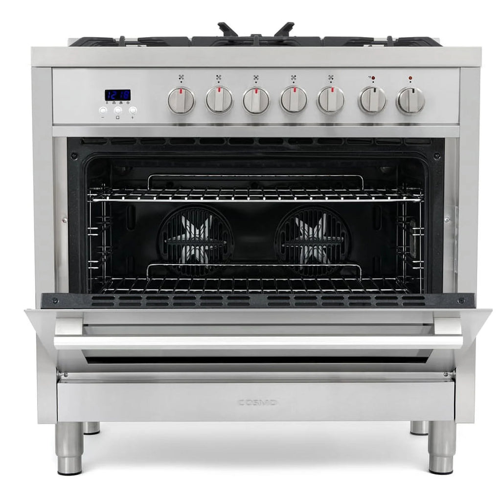 36 in. Stainless Steel Dual Fuel Range with Convection Oven G32093
