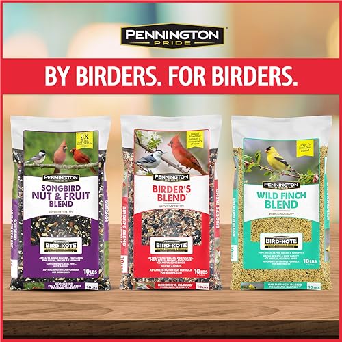 Wild Bird Seed for Outside Feeders, High-Protein, No-Waste, 15-lb Bag F570741