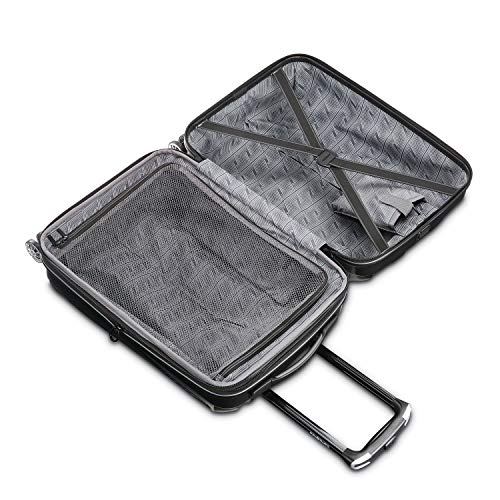 Hardside Expandable Carry-On Luggage with Spinner Wheels, Black, 20-Inch S82043