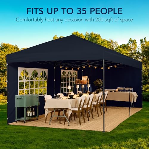 10x20 Party Tent, Waterproof Outdoor Canopy with Sidewalls Y555496