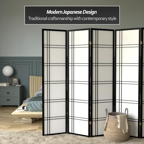 6 Panel Honey Room Divider X65165