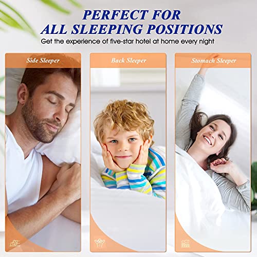 Cooling King Size Bed Pillows Set of 2 for Sleeping X891749