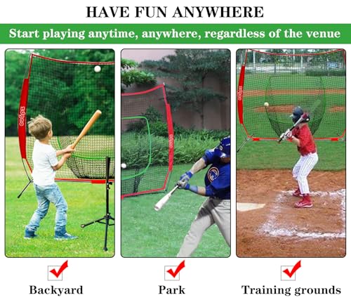 Baseball Softball Practice Net with Carry Bag P824959