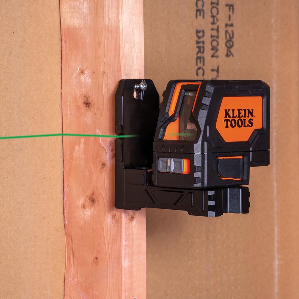 Self-Leveling Laser Level, Rechargeable, Cross-Line with Magnetic Mounting Clamp E839
