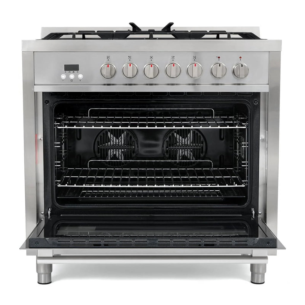 36 in. Stainless Steel Dual Fuel Range with Convection Oven G32093