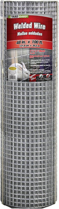 YARDGARD 309315A Welded Wire, 48" by 100 Foot, Color - Galvanized