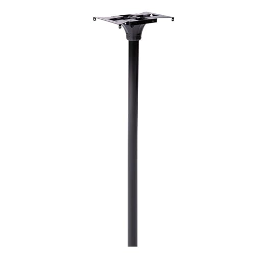 Galvanized Steel Post Mount Mailbox, Black, Medium Capacity D775924
