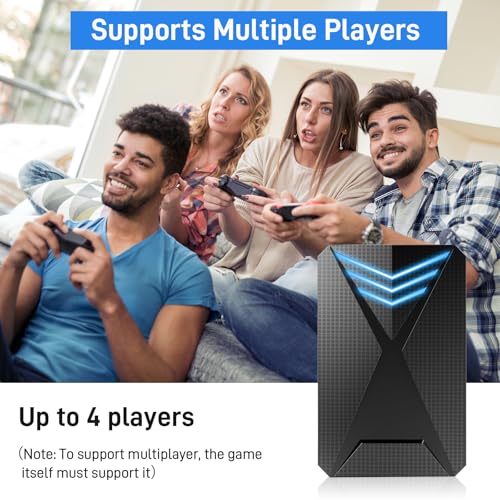 Retro Game Console Hard Drive 2T with 18 Emulators, 4280 Plug and Play Games for PC B3488