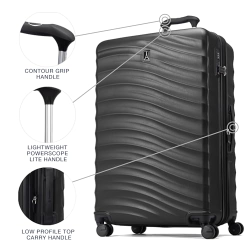 Hardside Expandable Carry-On Luggage with 8 Spinner Wheels and TSA Lock J560758
