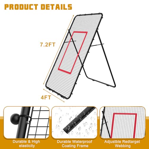 Adjustable Volleyball Net 7x4 Ft for Training Practice O34878