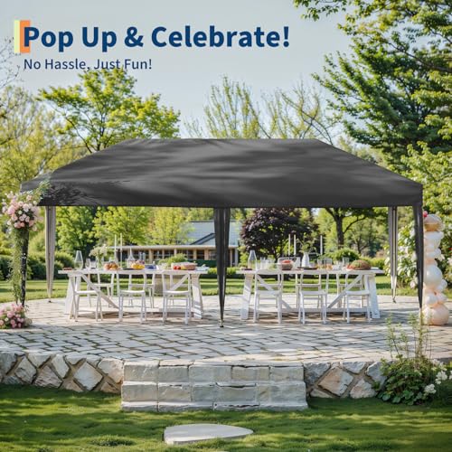 Pop Up Canopy Tent with Roller Bag and Adjustable Height O962