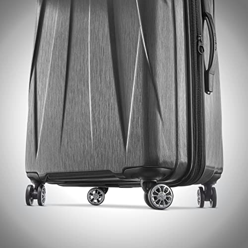 Hardside Expandable Carry-On Luggage with Spinner Wheels, Black, 20-Inch S82043