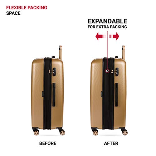 Expandable Hardside Carry-On Luggage with Spinner Wheels and TSA Lock F31623