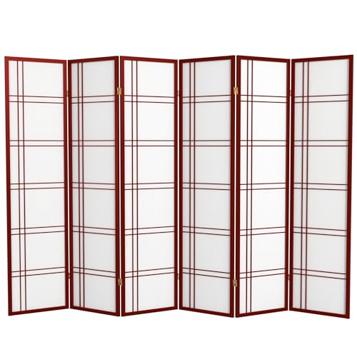 6 Panel Honey Room Divider X65165