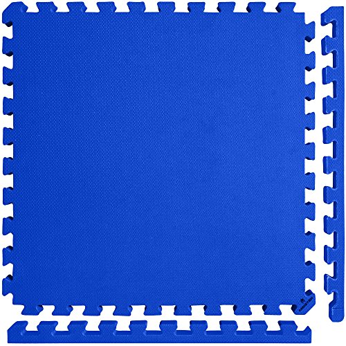 Interlocking EVA Foam Mats for Wrestling, MMA & Gymnastics - 1.5" Thick, 2'x2' Tiles G335676