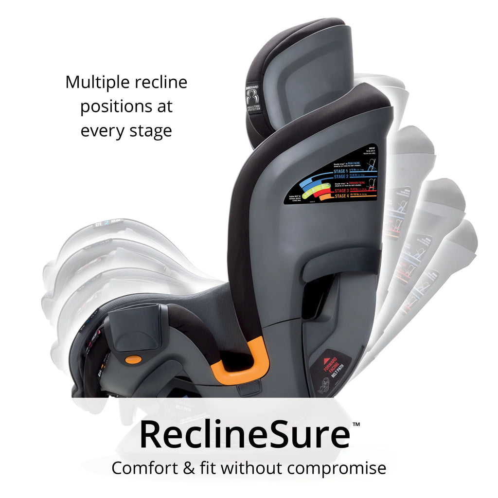4-in-1 Convertible Car Seat, Navy/Purple Y642585