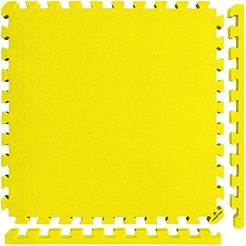 Interlocking EVA Foam Mats for Wrestling, MMA & Gymnastics - 1.5" Thick, 2'x2' Tiles G335676
