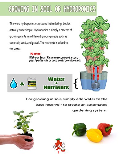 Automatic Self Watering Vertical Tower Garden System for Indoor or Outdoor Use T6424