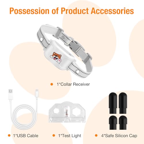 Wireless Dog Fence & Training Collar with GPS and Bluetooth H3652