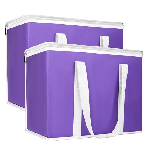 Insulated Food Delivery Bag Hot Cold Meal Carrier Cooler Tote K646948