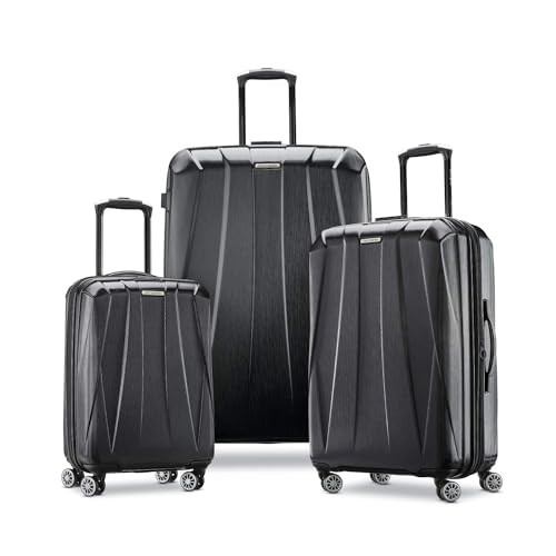Hardside Expandable Carry-On Luggage with Spinner Wheels, Black, 20-Inch S82043