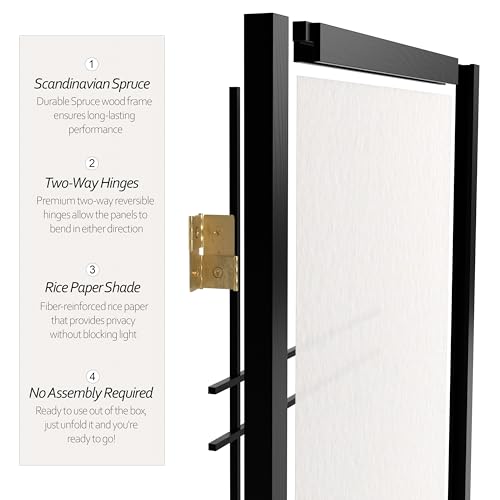 6 Panel Honey Room Divider X65165