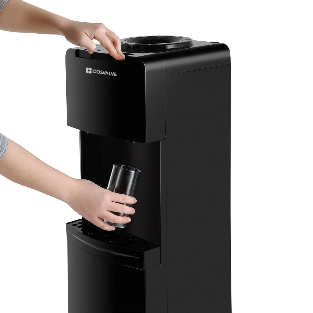 Hot Cold Water Dispenser Cooler Top Loading with Child Safety Lock A9901