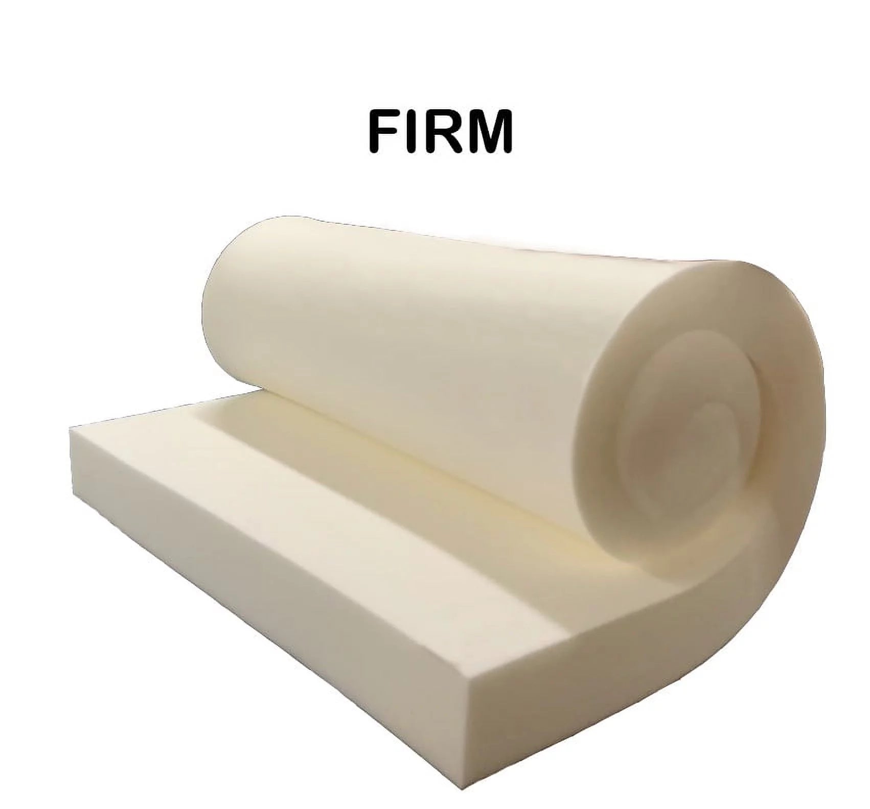 GoTo Foam 3" Height x 24" Width x 96" Length 44ILD (Firm) Upholstery Cushion Made in USA